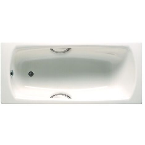 Ba�era de acero Roca rectangular fondo antideslizante (chapa acero 3,5 mm) Swing 1800x800x420mm Blanco