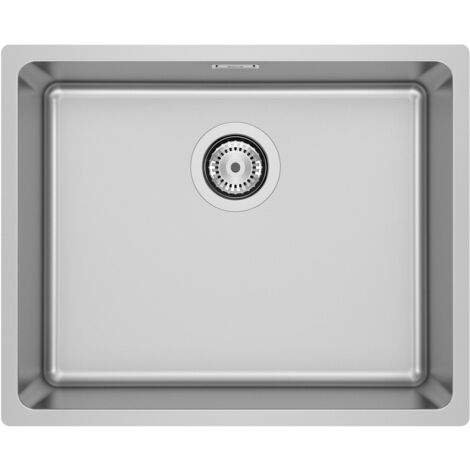 Fregadero de 1 cubeta de acero inoxidable ROMA - ROCA Medidas: 500x400x200 mm