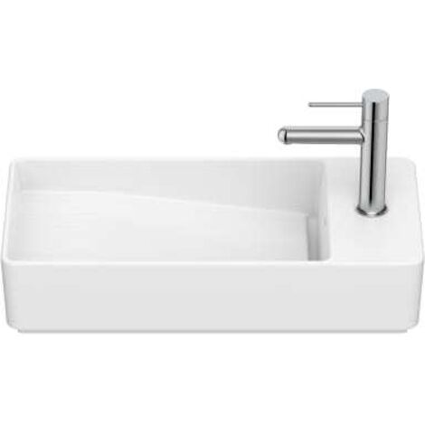 LAVABO MURAL COMPACTO 550X275 CON JUEGO DE FIJACIÓN PARA TURA BLANCO MATE