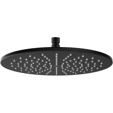 Rociador redondo para pared o techo orientable RAINSENSE - ROCA Color: Negro titanio cepillado (1/2)