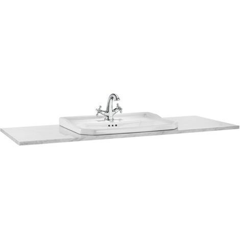Encimera en mármol para mueble base CARMEN - ROCA Color: Mármol negro marquina