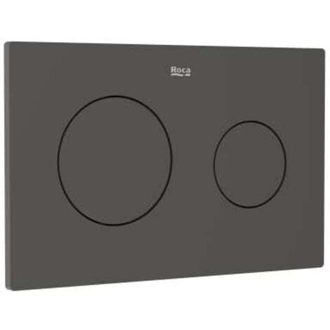 ROCA A890189264 PL10 ONE DUAL Placa de Accionamiento Onix Mate Posterior a 2021 - ref: A890189264