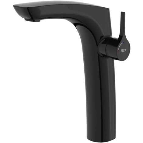 Grifo monomando para lavabo con caño alto INSIGNIA - ROCA Color: Negro titanio (1/2)