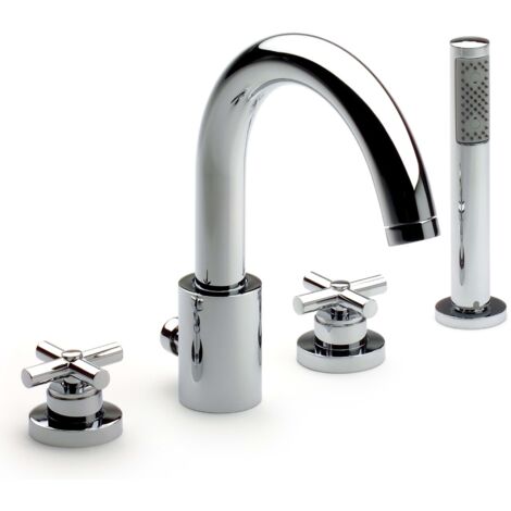 Grifo de repisa para baño-ducha con inversor LOFT - ROCA (1/4)