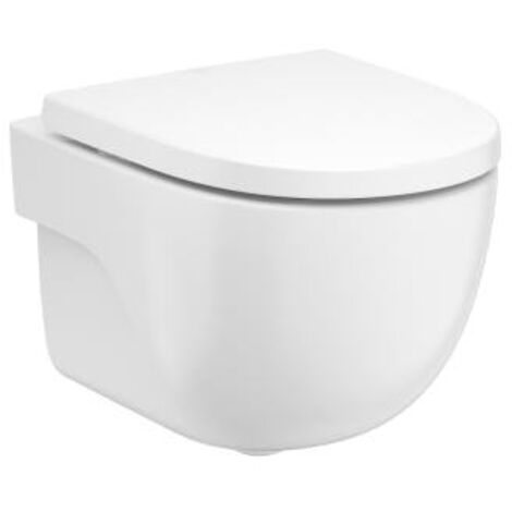 ROCA A346244000 MERIDIAN-N Compacto Inodoro Rimless Suspendido Fijaciones Ocultas Blanco - Asiento: SIN ASIENTO - ref: A346244000