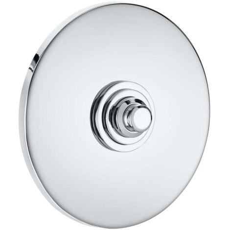 ROCA A5A9777C00 AQUA Aqualine - Fluxor Empotrable para Inodoro de Doble Descarga 6/3L Cromo - ref: A5A9777C00 (1/2)