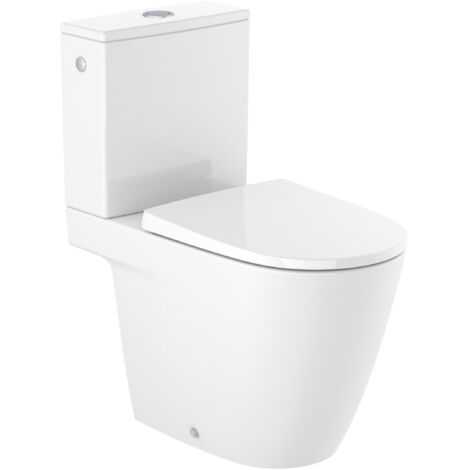 ROCA A342687000 ONA Taza Rimless Para Tanque Bajo Pie Abierto
