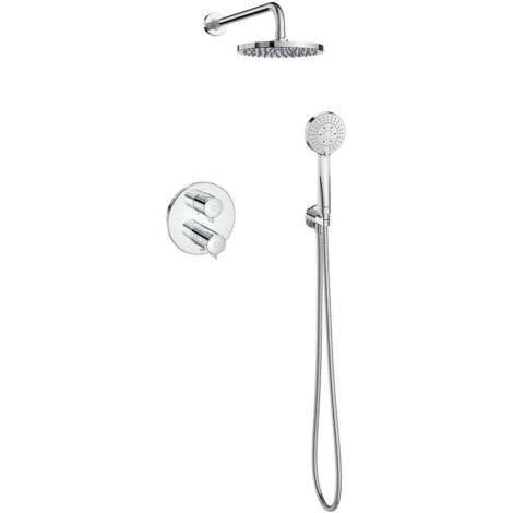 ROCA Pack Basic empotrado termostático T-500 para baño-ducha Cromado