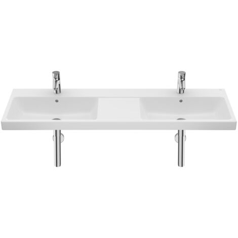 Lavabo de porcelana doble mural THE GAP - ROCA