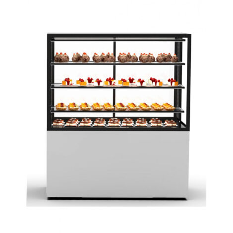 Vitrine Neutre avec Base 100 - 1000 x 600 x 1400 mm et Sans Accès Frontal - 3 étagères Réglables - Sayl (1/2)