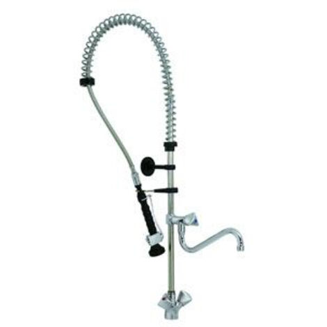 Douchette vaisselle avec mitigeur et col de cygne monotrou - Combisteel (1/2)