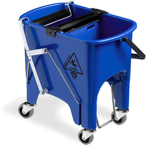 Seau squizy 15L bleu avc roues - Dme (1/3)
