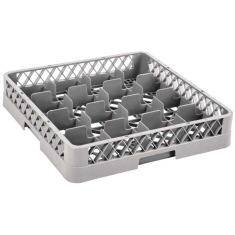 Casier de lavage à verres - 16 cases (1/4)