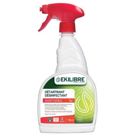 Détartrant Désinfectant Sanitaires Concentré Flacon de 750ml - Action Pin