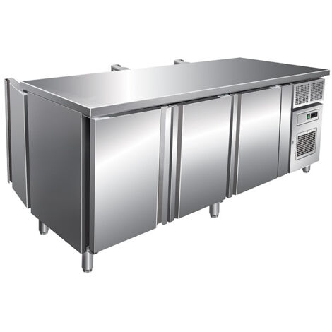 Table Réfrigérée Traversante Positive GN 1/1 avec Groupe logé - Nosem (1/2)