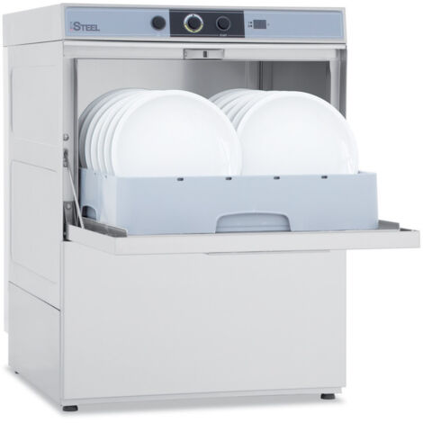 Lave-verres professionnel 3,5 kW - 450 x 450 mm -STEEL350DG - Colged (1/4)