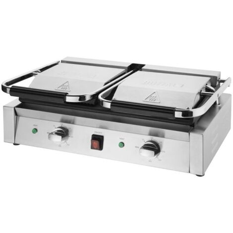 Grill à Double Contact Bistro Plaques Lisses 2,9 kW - Buffalo (1/4)