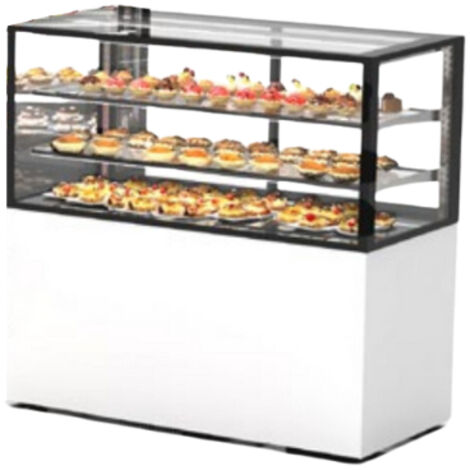 Vitrine Réfrigérée avec Base 120 Série Integra Neutral - Accès Arrière - 2 Etagères - Sayl (1/2)
