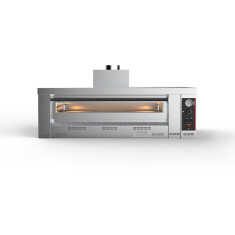 Four Pizza Gaz Professionnel FLAME 1 Chambre - 6 Pizzas 21 Kw - PizzaGroup