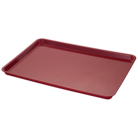 PLATEAU ABS 600X400 MM ROUGE (1/2)