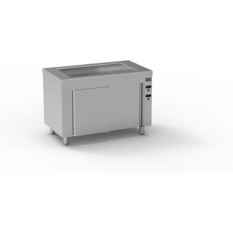 Meuble Bain-Marie à Eau Inox Réserve Chaude Gamme 700 - Eratos