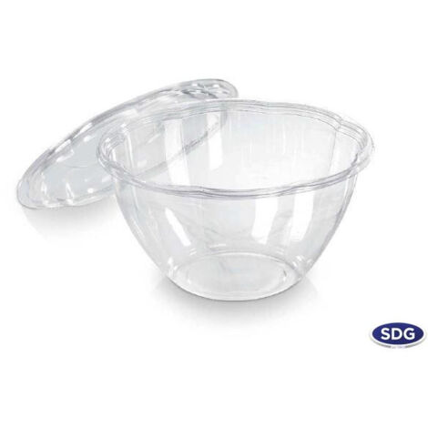 Bol Boule Transparent en PLA 950 ml - Lot de 50 - SDG (1/4)