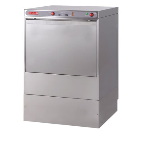 Lave Vaisselle Professionnel avec Pompe Vidange - 50x50cm - 400V - Gastro M