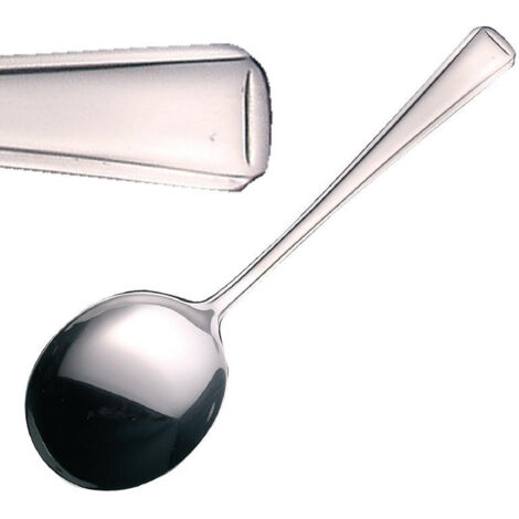 Cuillère à Soupe Ronde 172 mm Harley Lot de 12 Olympia