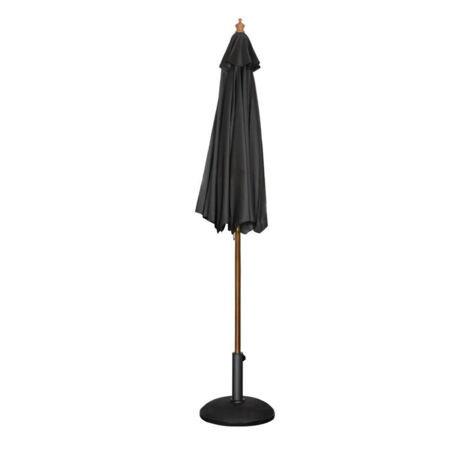 Parasol de Terrasse de 2,5 m à Poulie Professionnel Noir - Bolero (1/5)