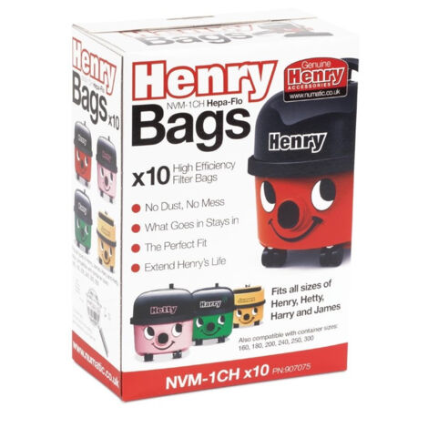 Sacs Aspirateur Henry Lot de 10 - Numatic (1/5)