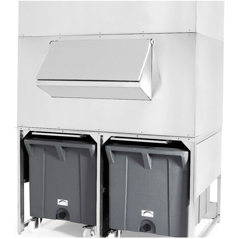 Réserve-Bac à Glaçons Inox 1000kg avec chariots de manutention - BREMA - DRB1200/SPLIT600