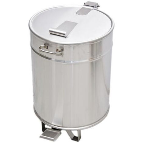 Poubelle Inox 95 litres à Pédale - Pinha (1/2)