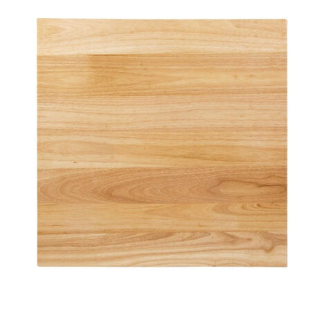 Plateau de Table Carré Pré-Percé Coloris Bois Naturel 700mm - Bolero (1/5)
