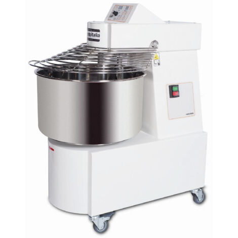 Pétrin à Spirale Vitesse Variable Tête Fixe SKV - Monophasé 32 Litres - Resto Italia (1/2)