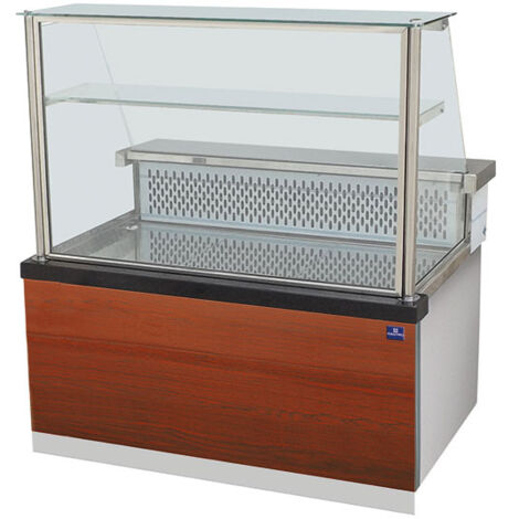 Comptoir Réfrigéré Statique Avec Étagère Et Vitre Vertical, +0°/+4°C, L 1000 mm - Mastro (1/2)