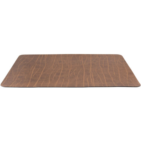 Napperon 100% CUIR - Couleur Noire - Ligne RAW - format A4 - 1 insert inclus (4 vues) - Securit (1/2)