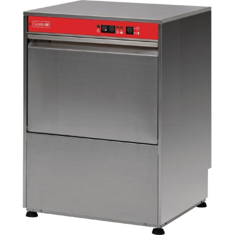 Lave vaisselle professionnel avec pompe de vidange et doseur détergent - 50x50 cm - 400 V - Gastro M (1/3)