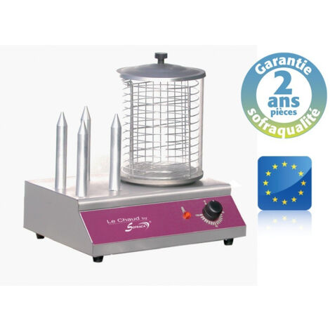 Appareil à Hot Dog Professionnel Inox - 4 Plots - Gamme CBS - Sofraca