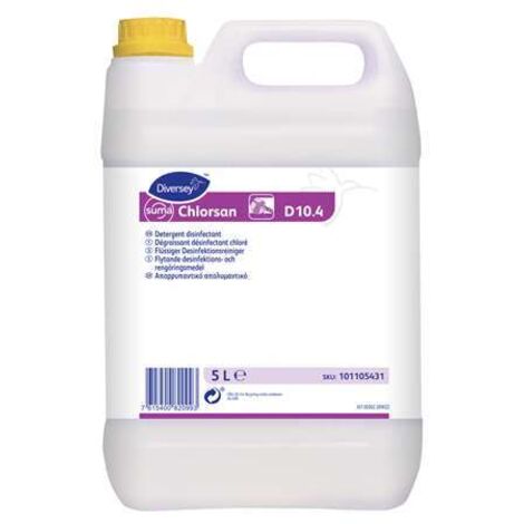 Dégraissant Désinfectant Chlore Sols et Surfaces Bidon de 5L - Diversey