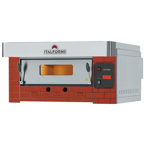 Four à pizza ECO Gaz pour 6 Pizzas - 1 Chambre - ITALFORNI