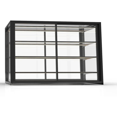 Vitrine Réfrigérée Neutre Série Integra Compacte Neutral Base 120 - Accès Frontal et Arrière - 3 Etagères - Sayl (1/3)