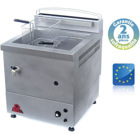 Friteuse foraine gaz - spéciale surgelés - 10 Litres - Gaz Naturel - Sofraca