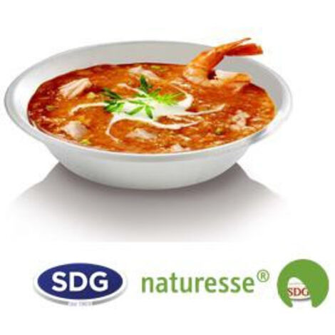 Assiette Creuse Pulpe de Cellulose 19 cm - SDG - Lot de 500 (1/3)