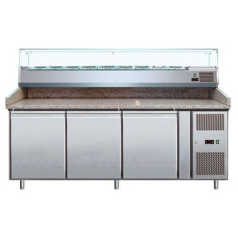 MEUBLE PIZZAS  3 P. 600X400 MM  +2/+8°C  GAZ R290 L2G