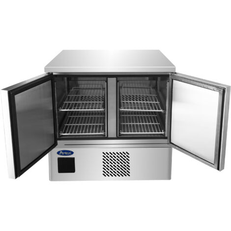 Table Réfrigérée Positive GN 1/1 - 2 Portes 210 Litres - Atosa