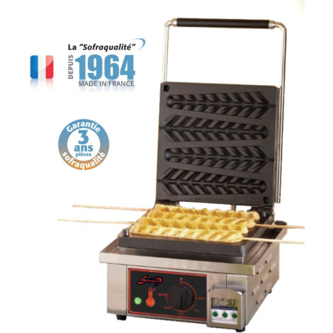 Appareil à gaufre forain électrique - Gaufres en épis - Sofraca