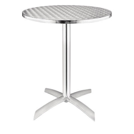 Table à plateau basculant Inox Bolero 600(diamètre) (1/5)