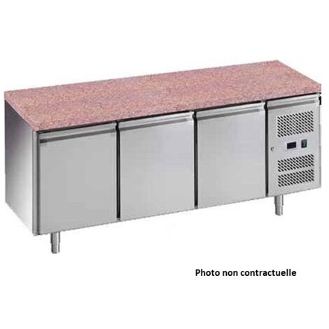 DESSERTE REFRIGEREE INOX -2/+8°C GAZ R290 (1/2)