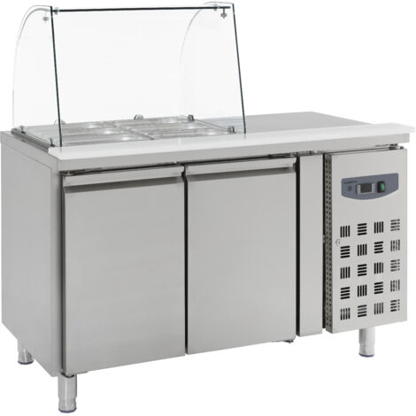 Saladette réfrigérée GN 1/1 - Vitrée 2 portes - Combisteel (1/5)