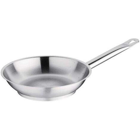 Poêle professionnelle 20 cm induction inox - Vogue (1/5)